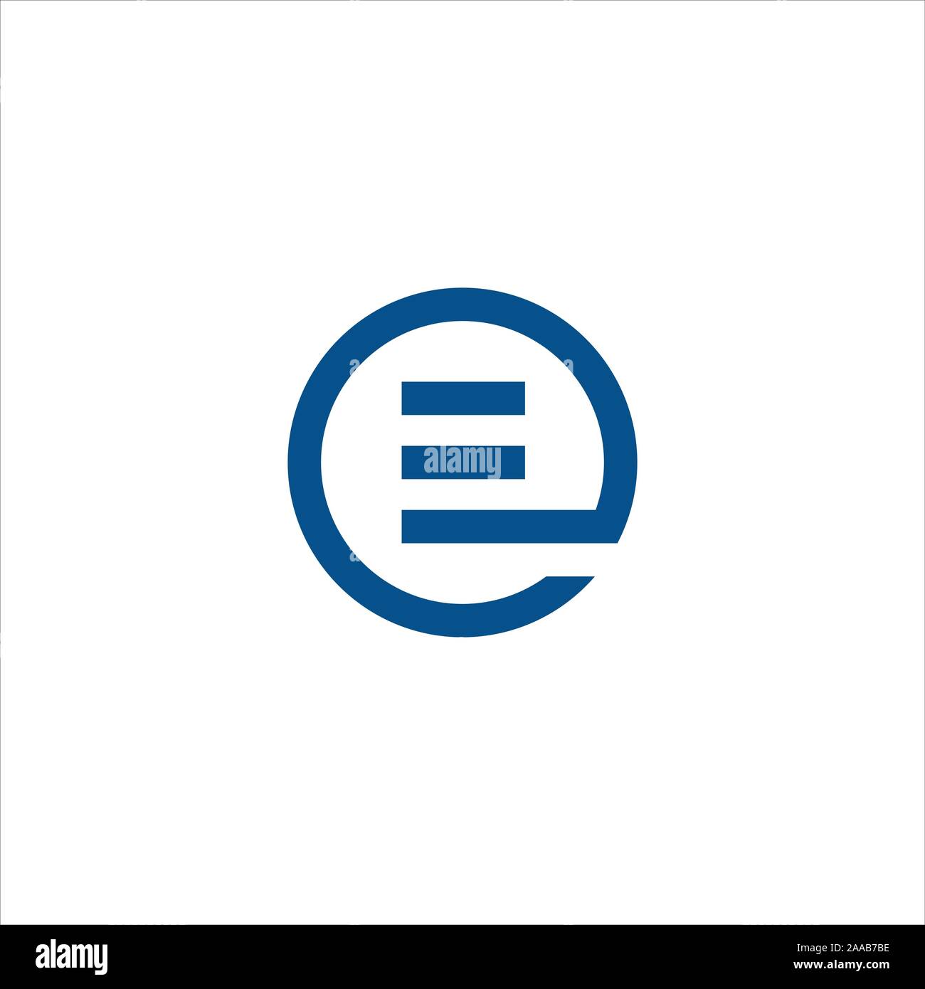 Initial eo oder oe Logo vektor design Vorlage Stock Vektor