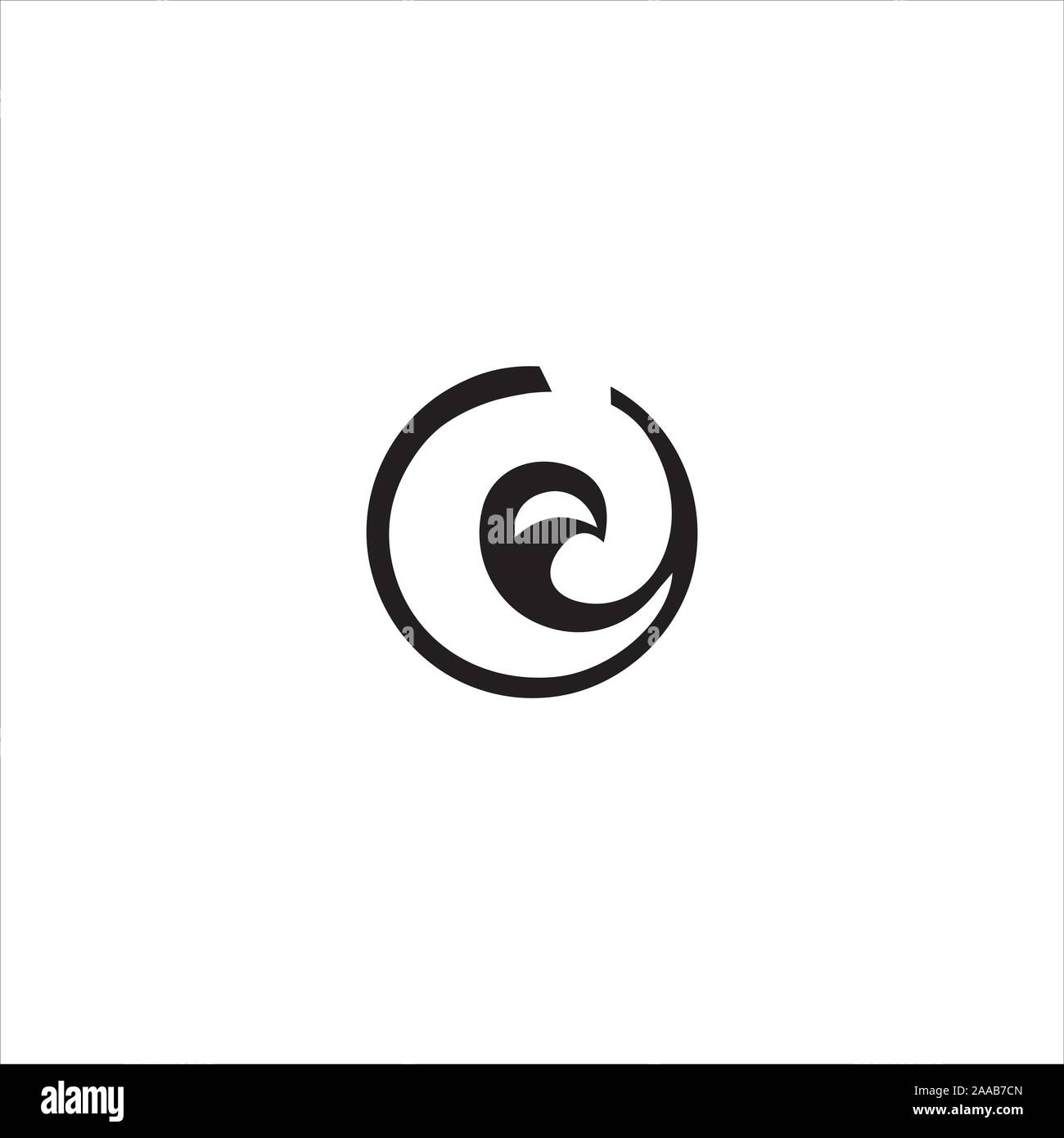 Initial eo oder oe Logo vektor design Vorlage Stock Vektor