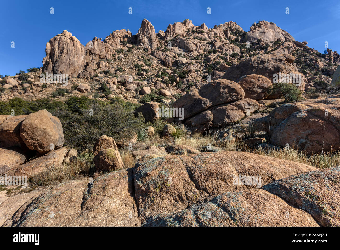 Die Dragoon Mountains, Cochise County, Arizona Stockfoto