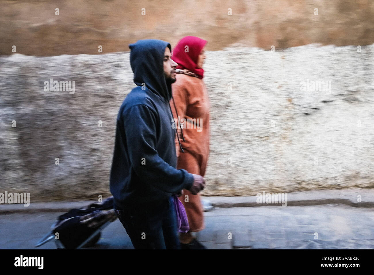 Marokko, Fes, Medina, Tägliches Leben Stockfoto