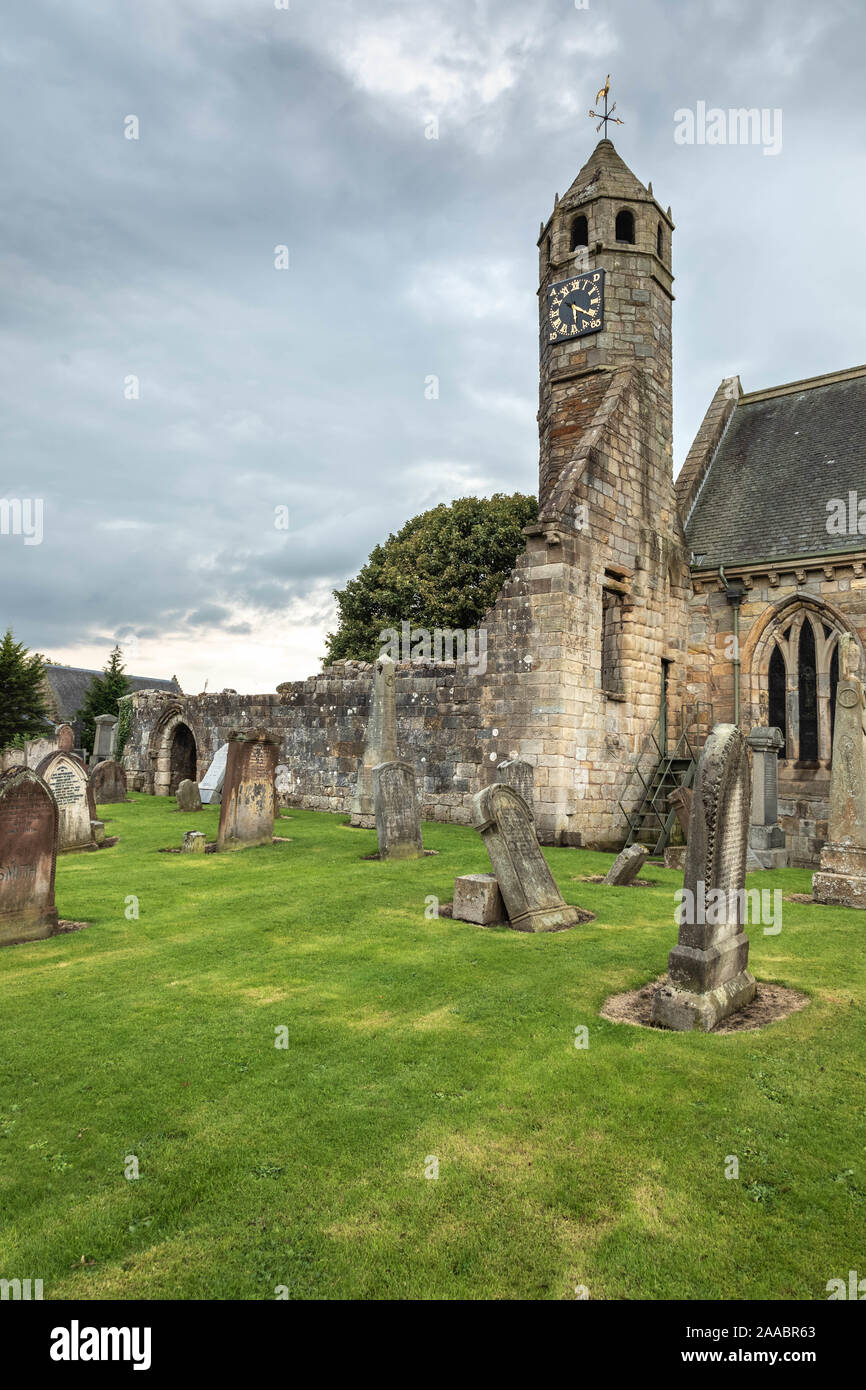 Die ST-Braut, die Kirche, Douglas, South Lanarkshire. Das Gebäude wurde ursprünglich im 14. Jahrhundert gebaut und wurde das Mausoleum der Herren von Douglas Stockfoto