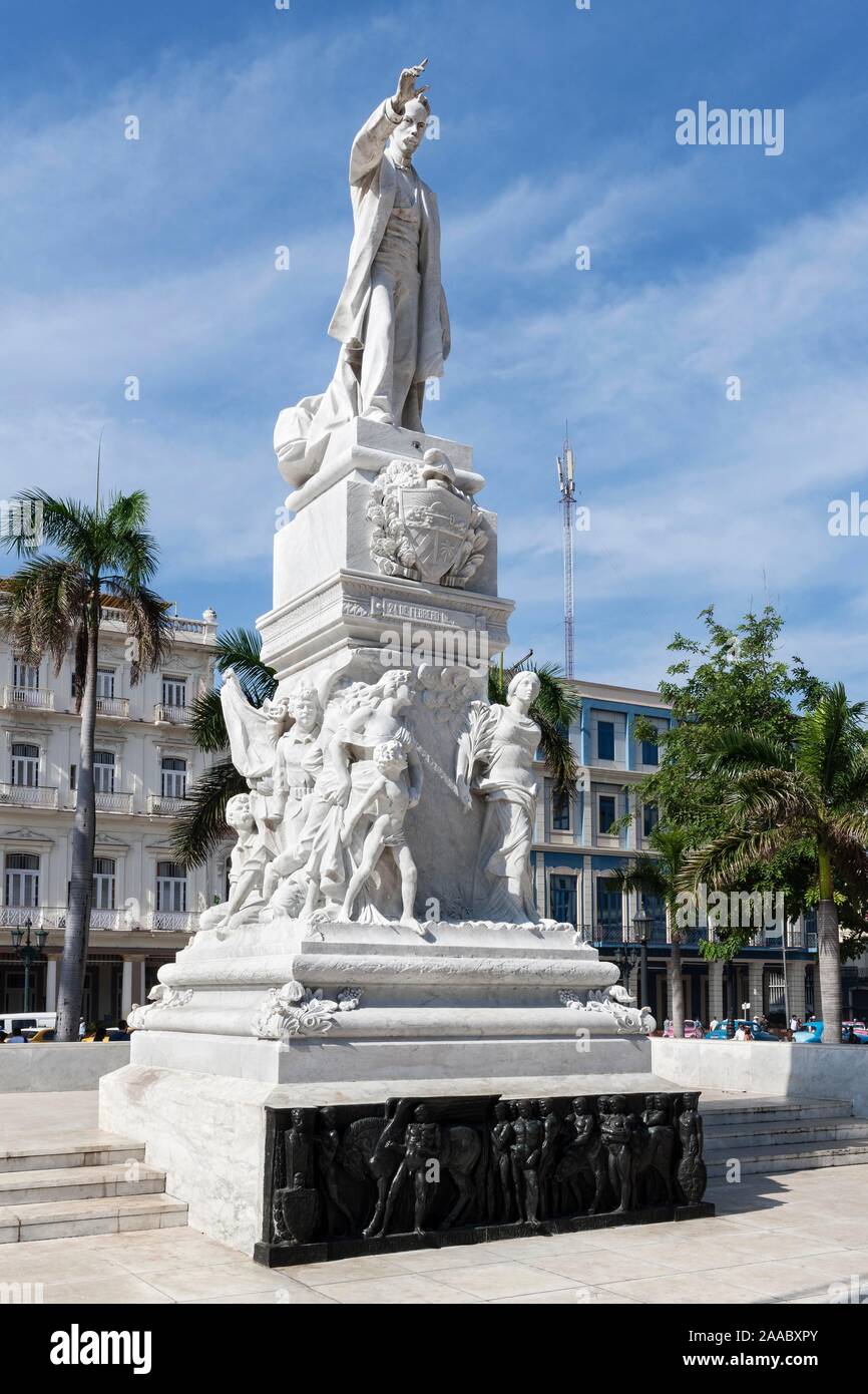 Denkmal Nationalhelden Jose Marti, Havanna, Kuba Stockfoto