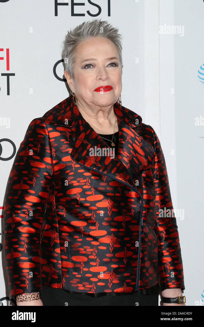 November 20, 2019, Los Angeles, CA, USA: LOS ANGELES - Nov 20: Kathy Bates in der AFI-Gala - Richard Jewell Premiere auf TCL Chinese Theater IMAX am 20 November, 2019 in Los Angeles, CA (Credit Bild: © Kay Blake/ZUMA Draht) Stockfoto