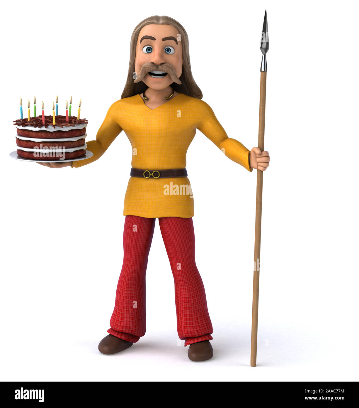 Spaß gaulois - 3D-Darstellung Stockfoto