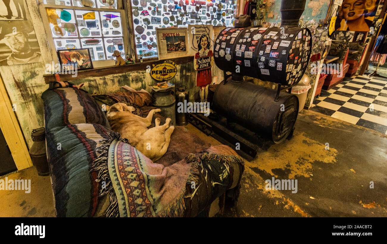 Route 66, Seligman Stockfoto