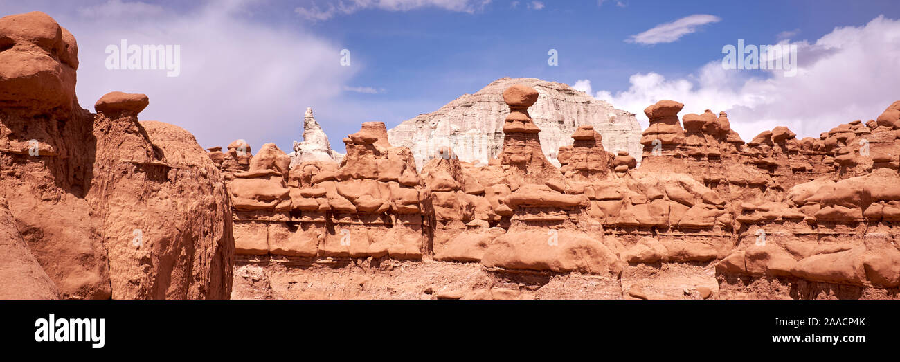 Hoodoos im Goblin Valley State Park, Utah, USA Stockfoto