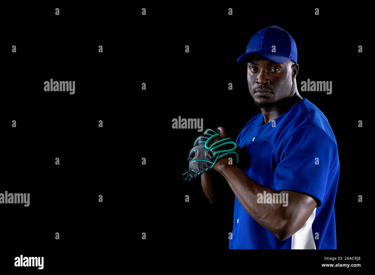 Baseball-Spieler Stockfoto