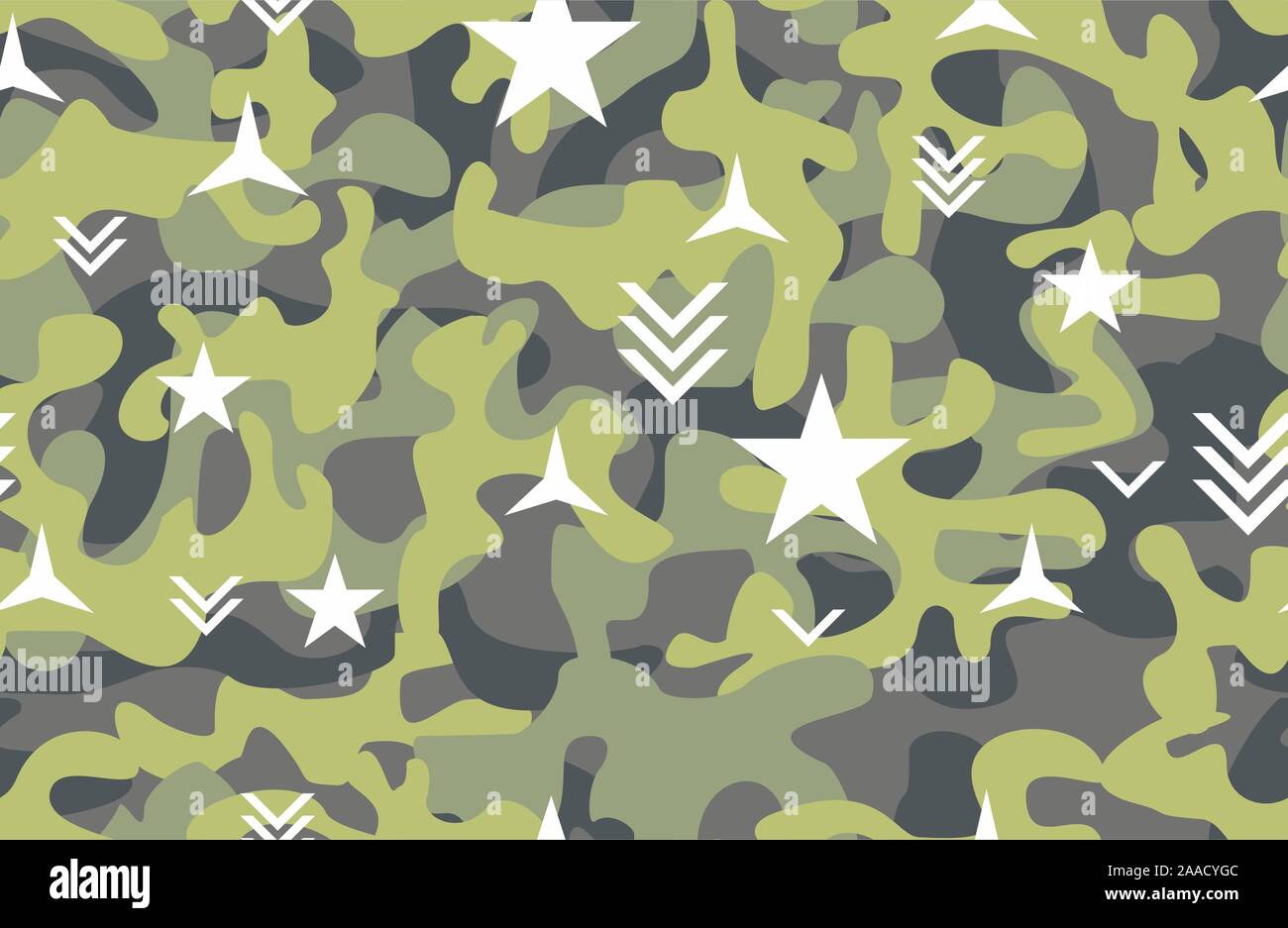 Camouflage nahtlose Muster, Uniform drucken für Gewebe, Armee, Soldat Textur Hintergrund. - Vektor Stock Vektor