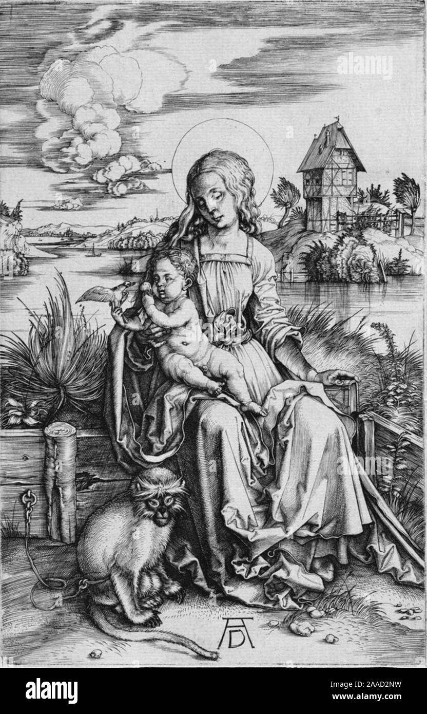Jahrgang Kunst von Albrecht Durer Stockfoto