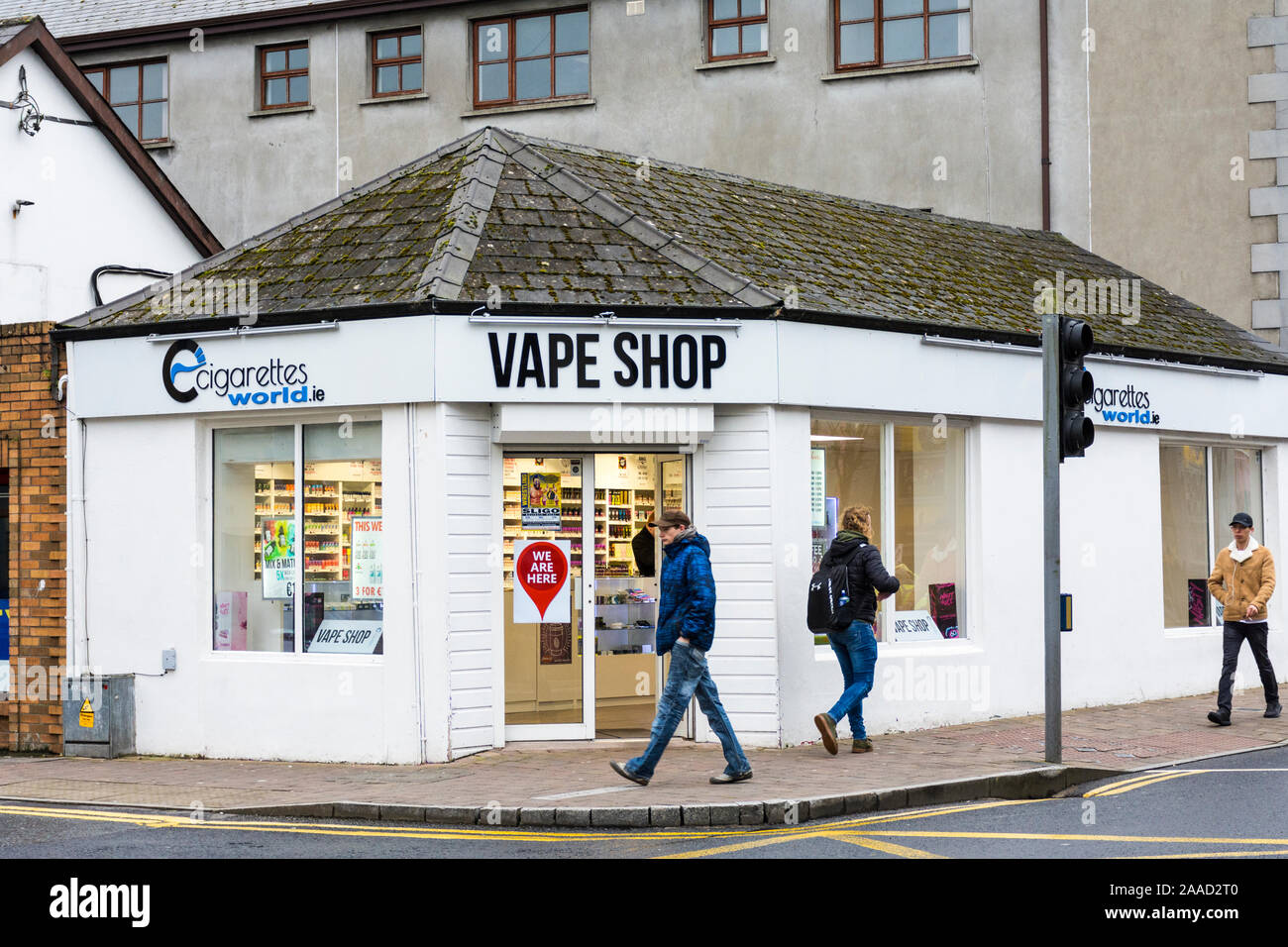 Vape Shop in Sligo, County Sligo, Irland Stockfoto