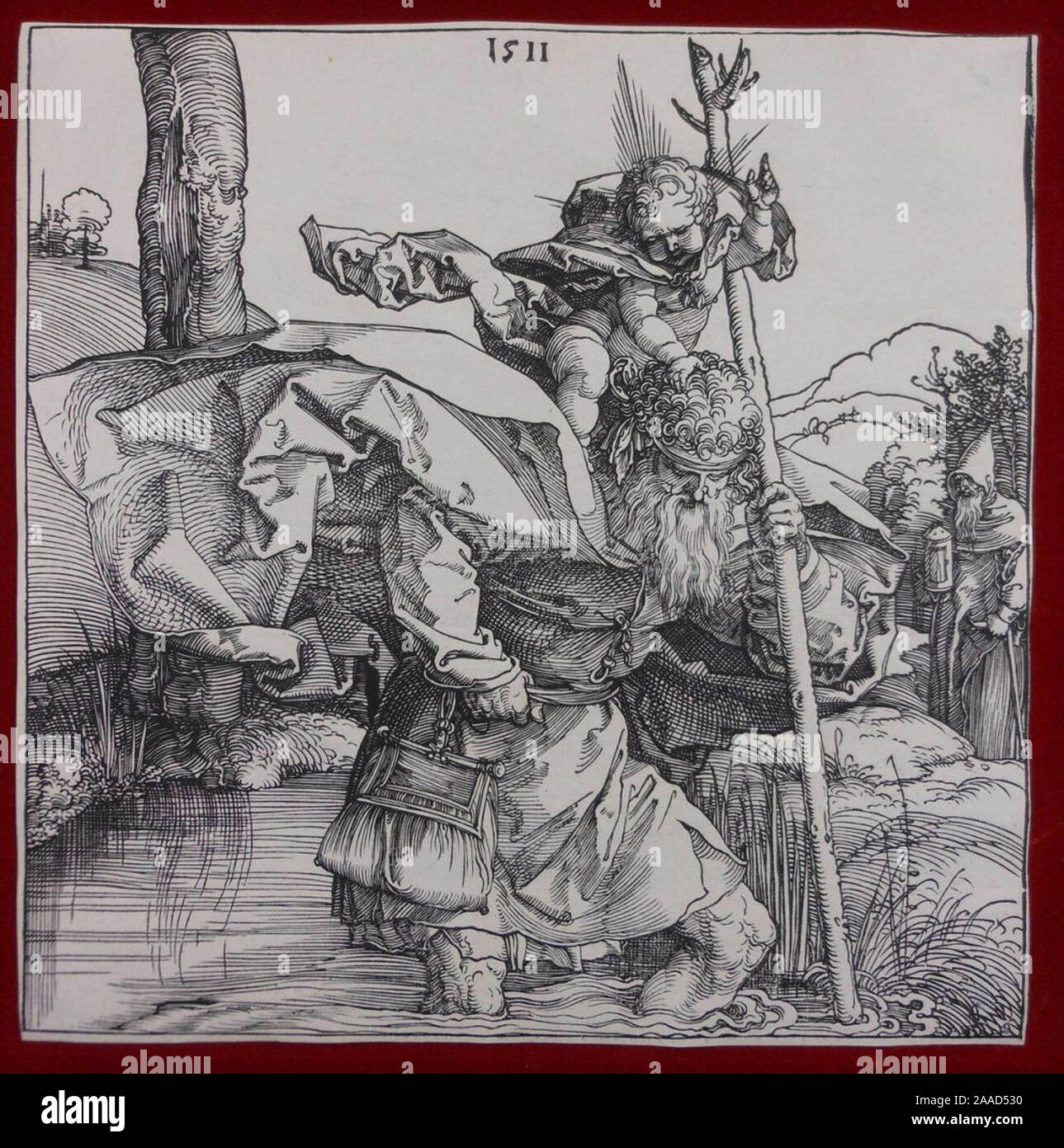 Jahrgang Kunst von Albrecht Durer Stockfoto