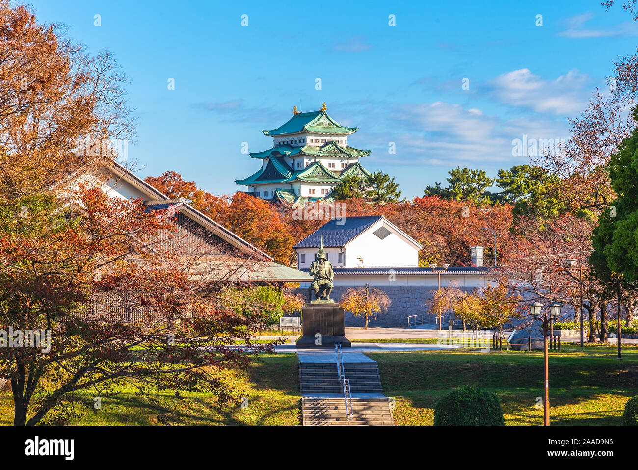 Nagoya Castle, eine Japanische Burg in Nagoya, Japan Stockfoto