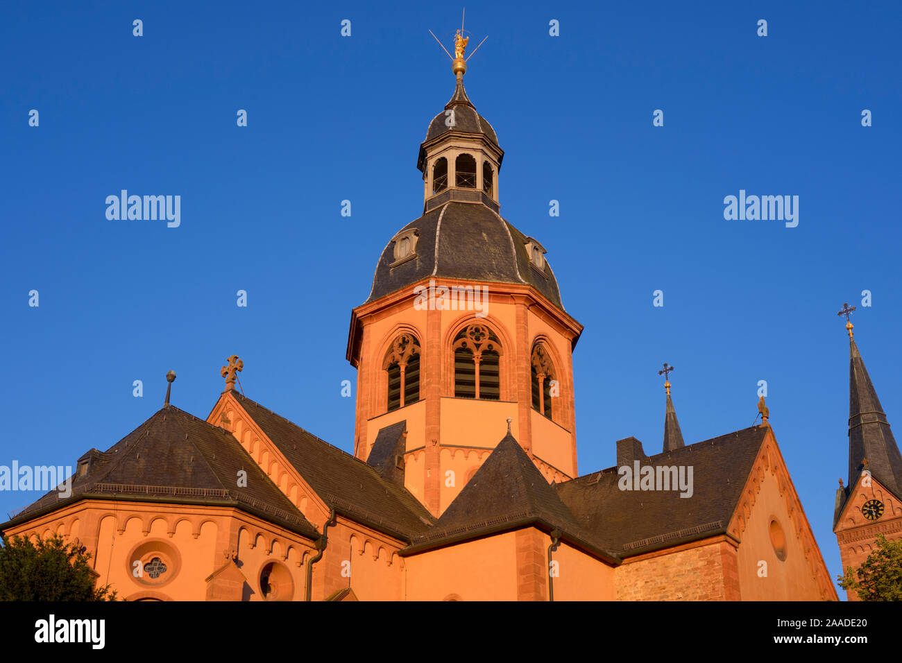 Bundesrepublik Deutschland, Hessen, Seligenstadt, Einhard-Basilika, nur redaktionell nutzen Stockfoto