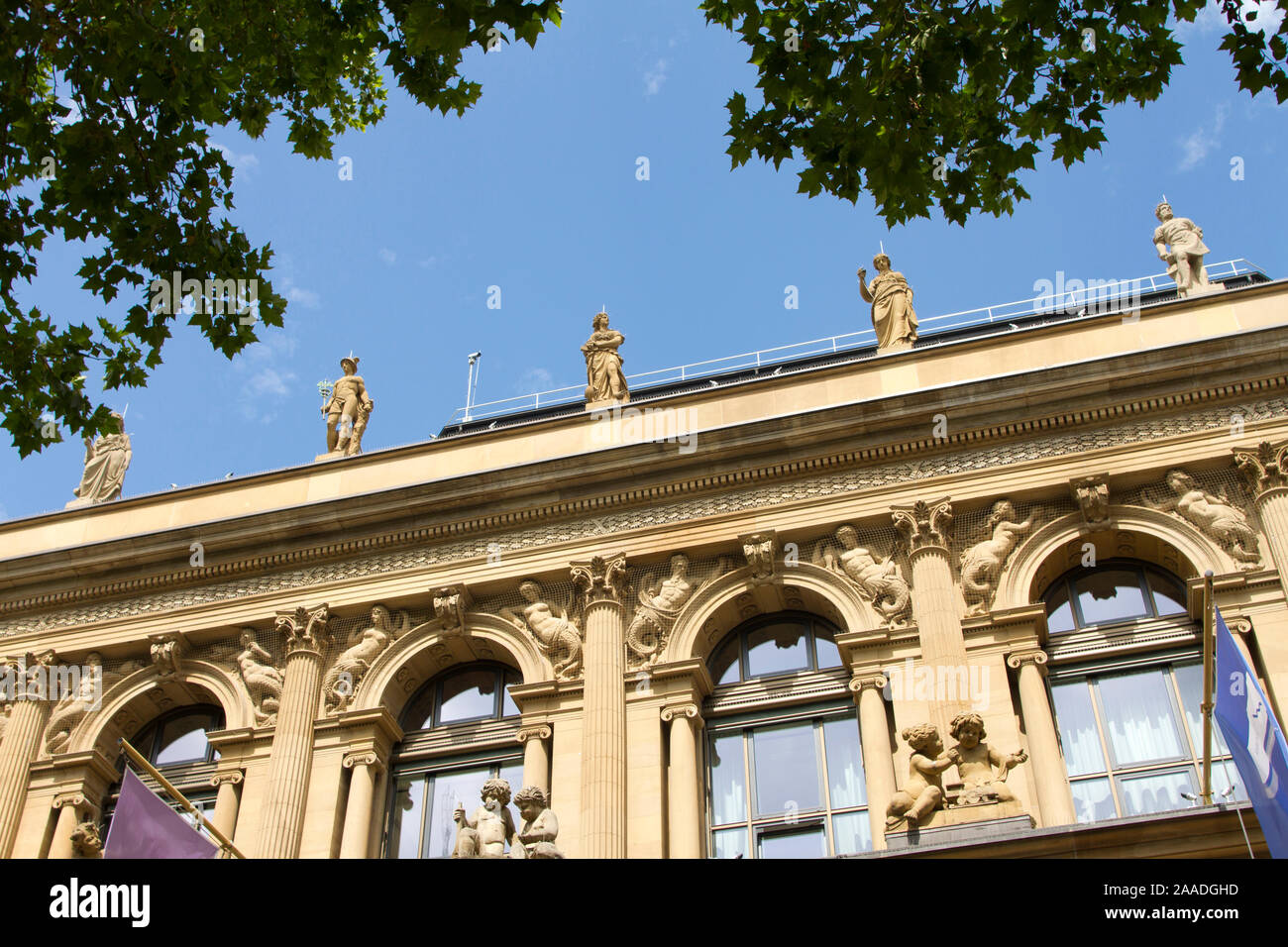 Bundesrepublik Deutschland, Frankfurt am Main, Alte Börse, Frankfurter Wertpapierbörse (redaktionell, keine Pr) Stockfoto