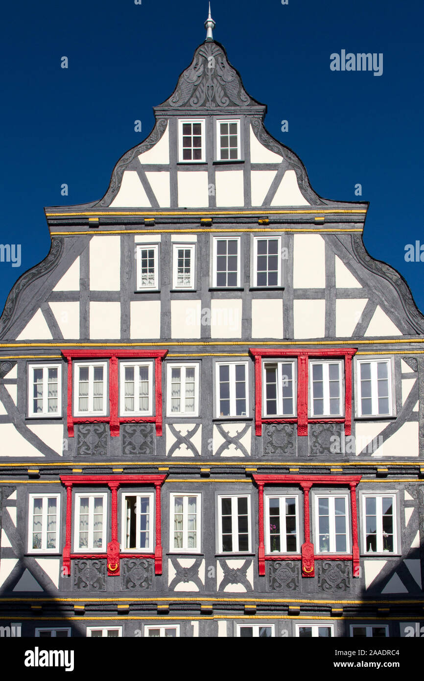 Bundesrepublik Deutschland, Herborn, Hessen, Fachwerkhaeuser Stockfoto