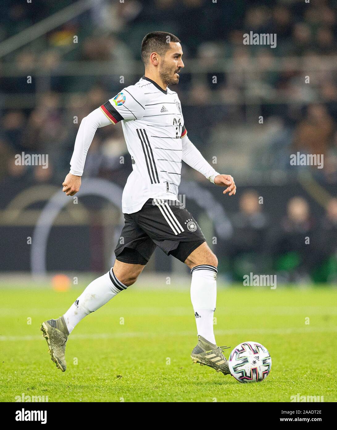 Ilkay GUENDOGAN (Gvºndogan, GER) Förderung, Fußball Länder übereinstimmen, EM-Qualifikation, Gruppe C 9.Spieltag, Deutschland (GER) - Belarus (BLR) 4:0, 16.11.2019, Borussia Mönchengladbach/Deutschland. € | Nutzung weltweit Stockfoto