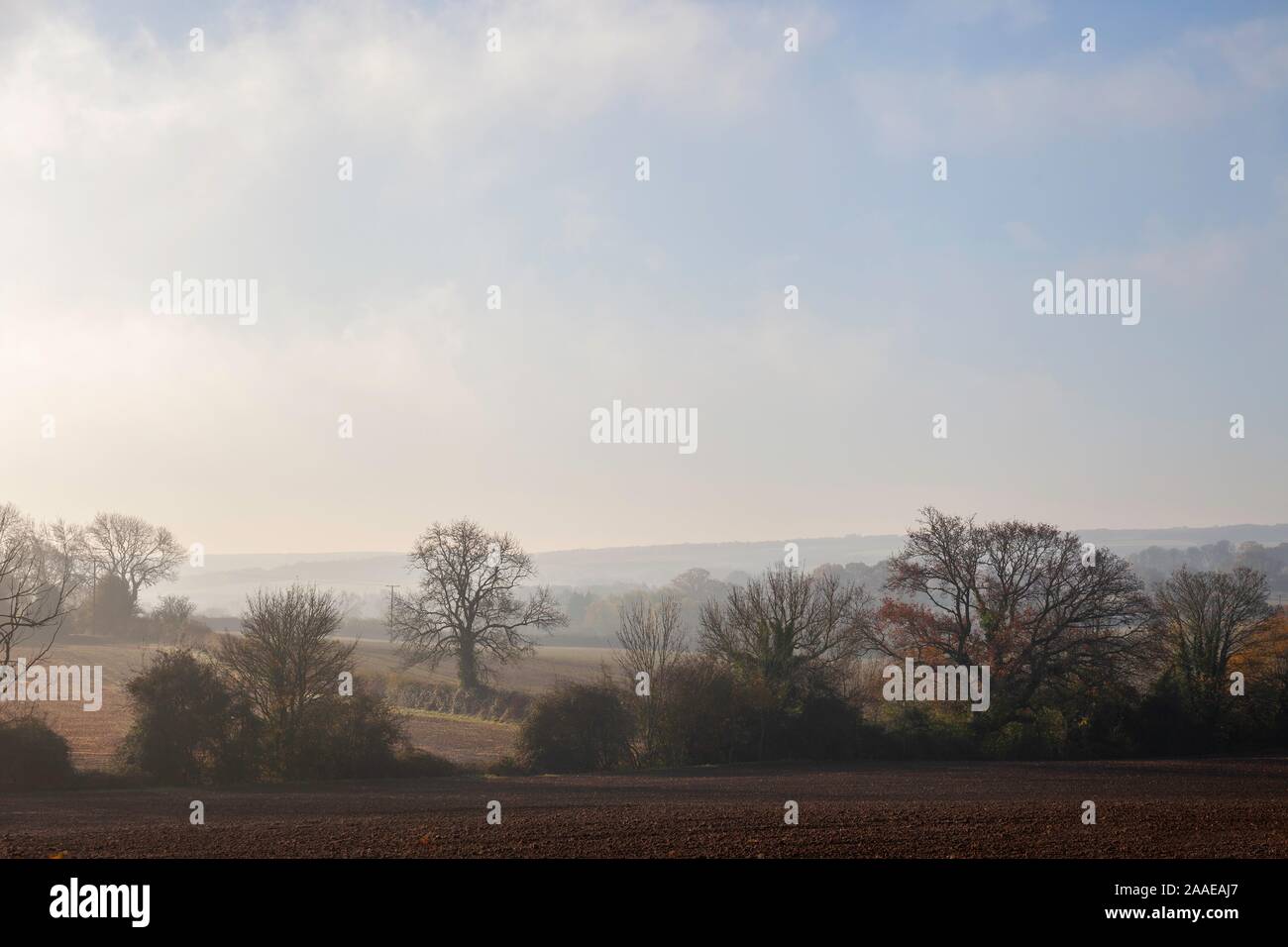 Cotswold Landschaft, Gloucestershire, England Stockfoto