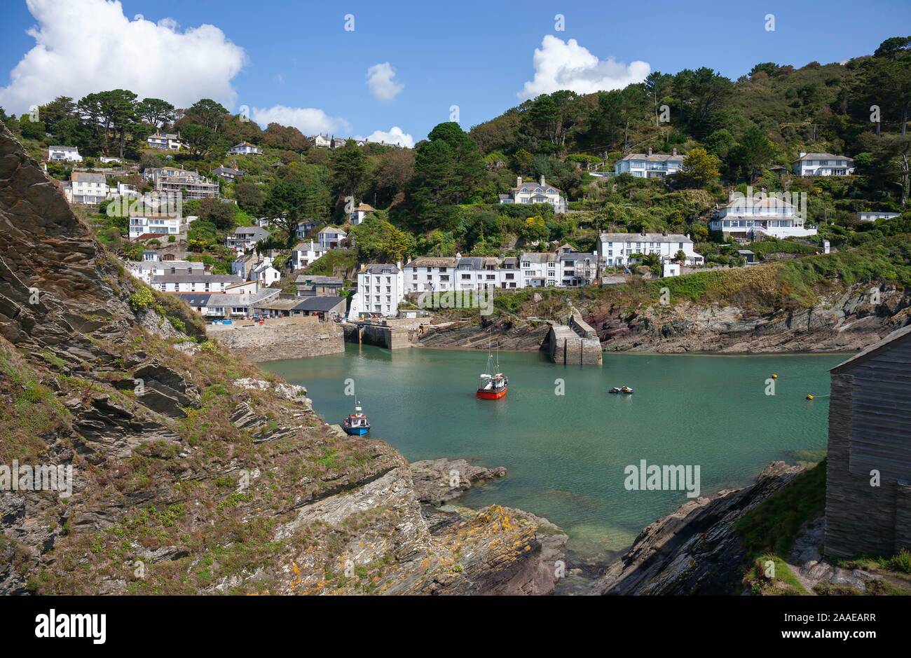 Polperro, Cornwall, England Stockfoto