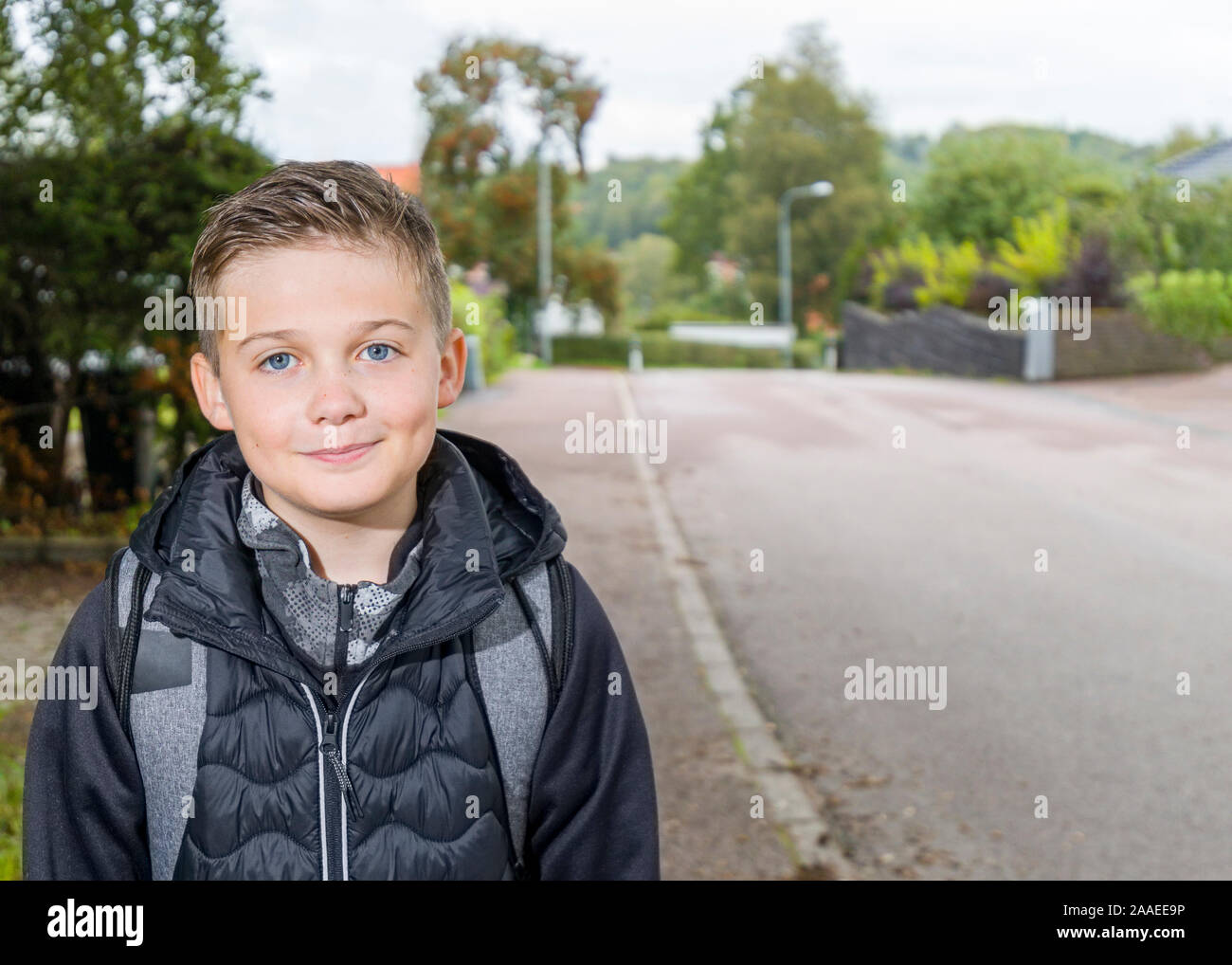 Stadt, Land-TAG MONAT JAHR: ABC Stockfoto