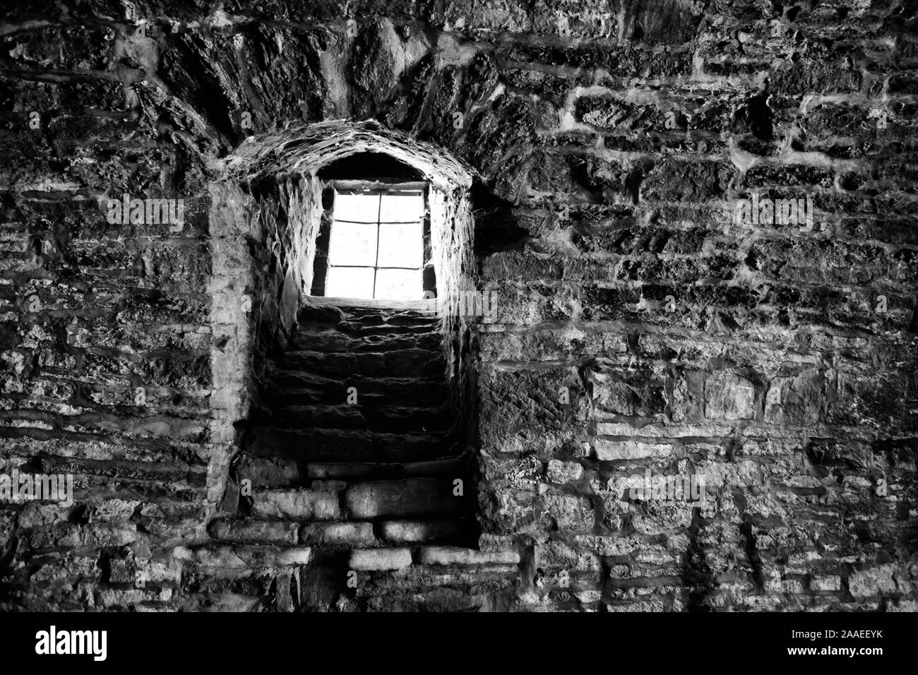 Ein Keller von einer alten Burg, Deutschland, Europa Stockfoto