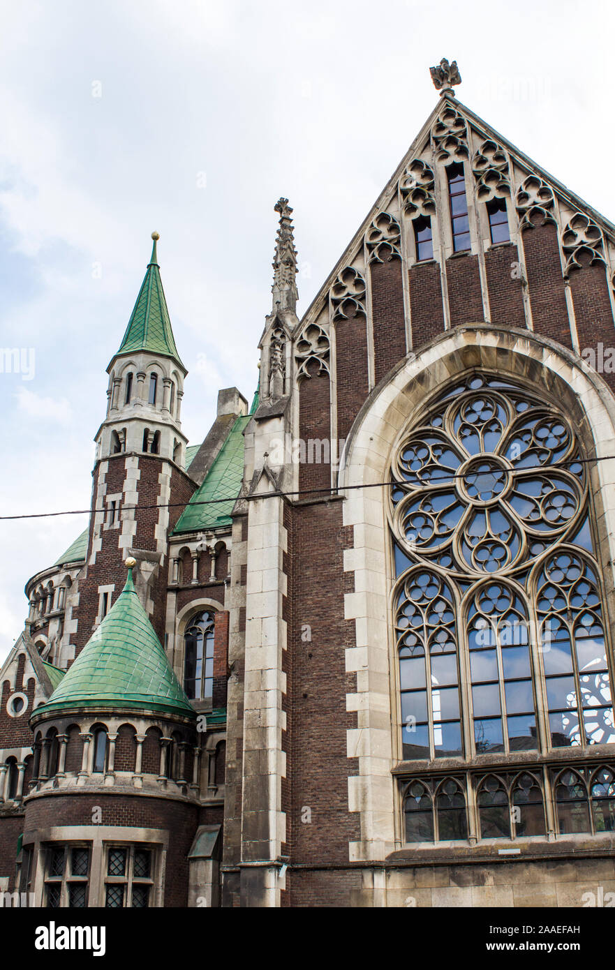 Kirche St. Elisabeth in Lemberg. Die neugotische Kirche Stockfoto