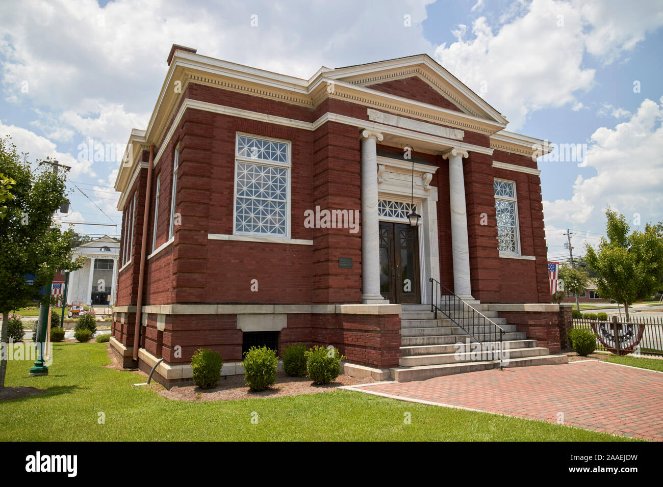 Dublin - Laurens Museum und historischen Gesellschaft in der alten Bibliothek carnegie Dublin Dublin Georgia USA Stockfoto