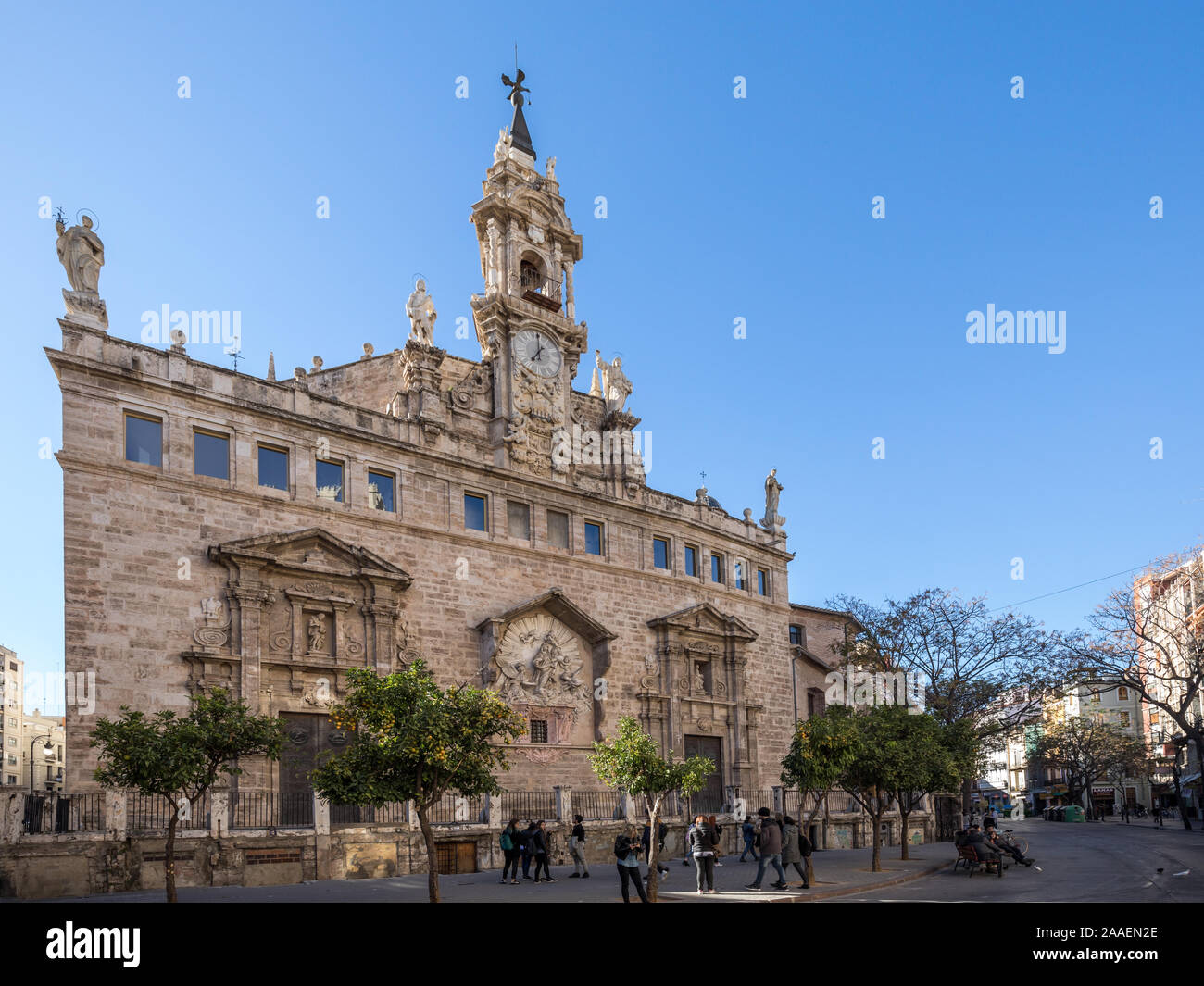 Iglesia de los Santos Juanes Kirche. Valencia. Comunidad Valenciana. Spanien Stockfoto