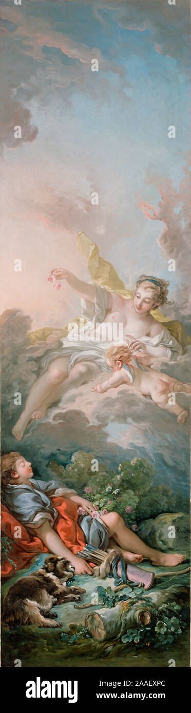 Aurora und Cephalus; François Boucher (Französisch, 1703-1770); 1769; Öl auf Leinwand; 265 x 86 cm (104 5/16 x 33 7/8 in.) Stockfoto