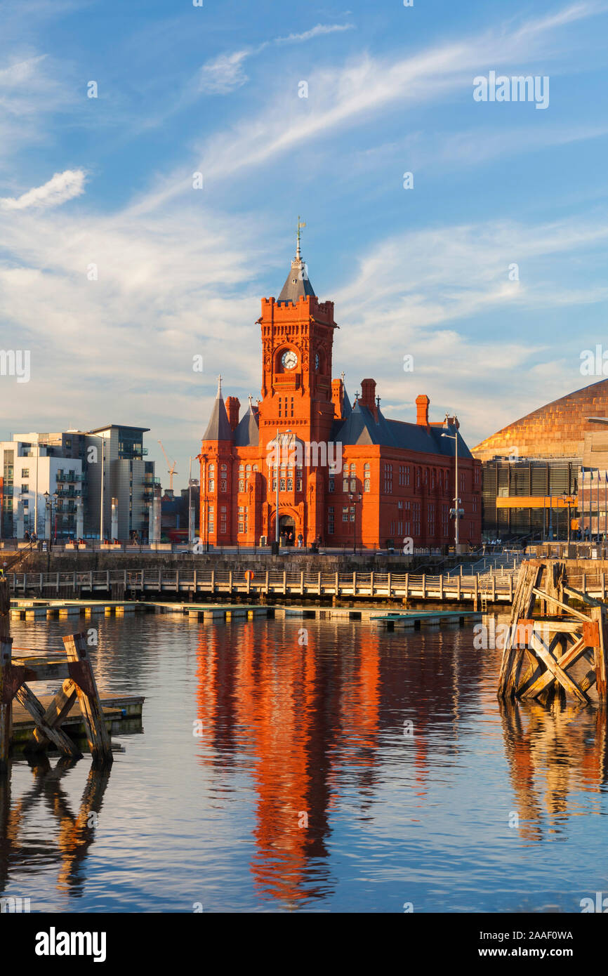 Bucht von Cardiff, Cardiff, Wales, UK Stockfoto