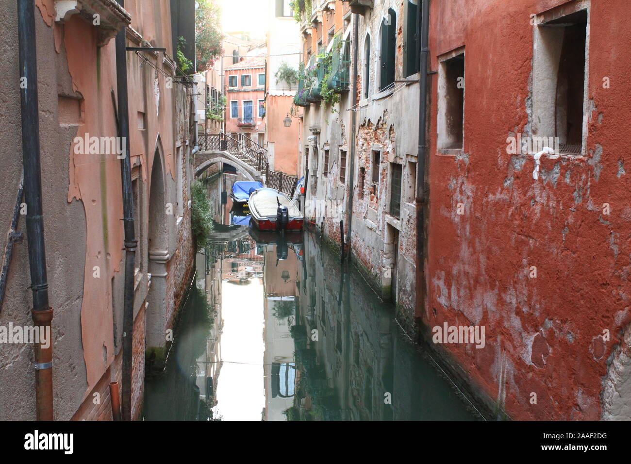 Wasserwege in Venedig, Italien Stockfoto