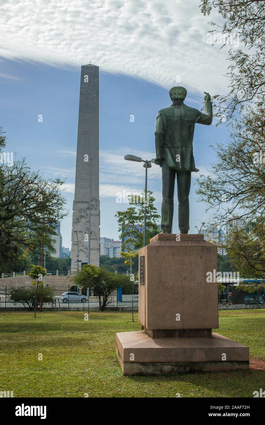 Szenen aus dem Ibirapuera Park in der Stadt São Paulo, Brasilien Stockfoto