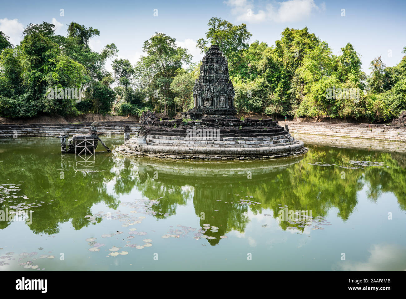 Jayatataka, Siem Reap, Kambodscha, Asien Stockfoto