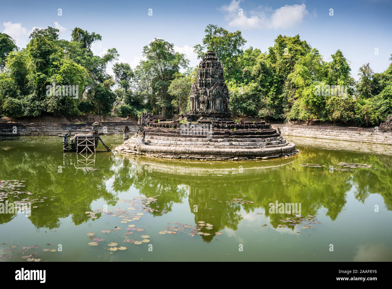 Jayatataka, Siem Reap, Kambodscha, Asien Stockfoto