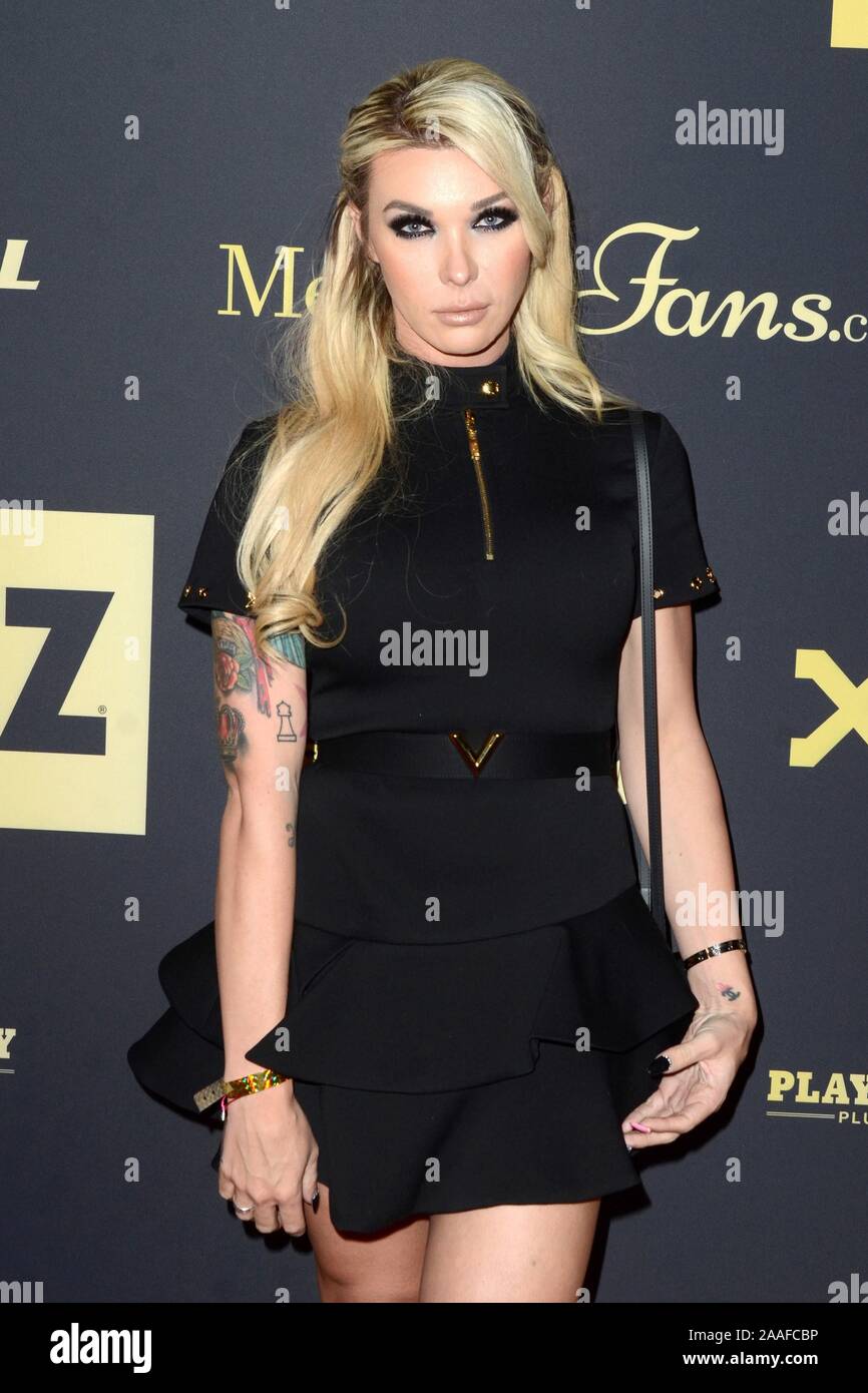 Los Angeles, CA. Nov, 2019 20. Aubrey Kate in der Ankunftshalle für Erwachsene Industrie News XBIZ Nominierungen Gala, W Hollywood, Los Angeles, CA, 20. November 2019. Credit: Priscilla Grant/Everett Collection/Alamy leben Nachrichten Stockfoto