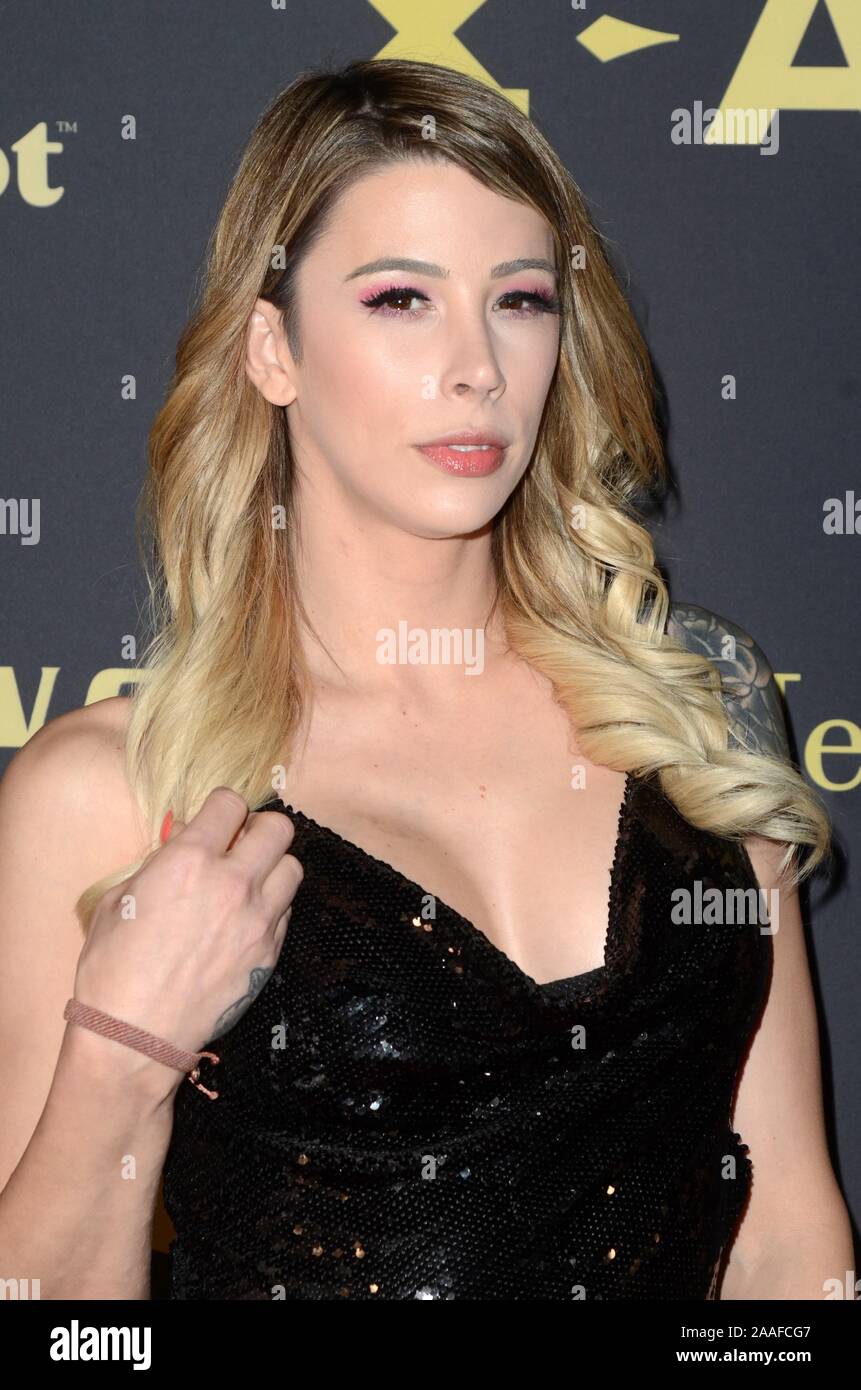 Los Angeles, CA. Nov, 2019 20. Casey Küsse in der Ankunftshalle für Erwachsene Industrie News XBIZ Nominierungen Gala, W Hollywood, Los Angeles, CA, 20. November 2019. Credit: Priscilla Grant/Everett Collection/Alamy leben Nachrichten Stockfoto