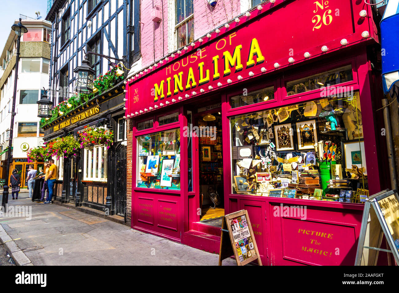 Minalima Shop, Soho, London, UK Stockfoto