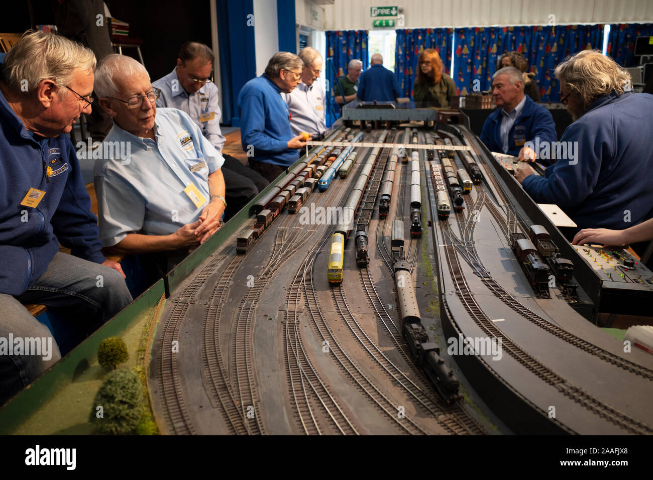 Modelleisenbahn Ausstellung Ipswich Suffolk UK Stockfoto