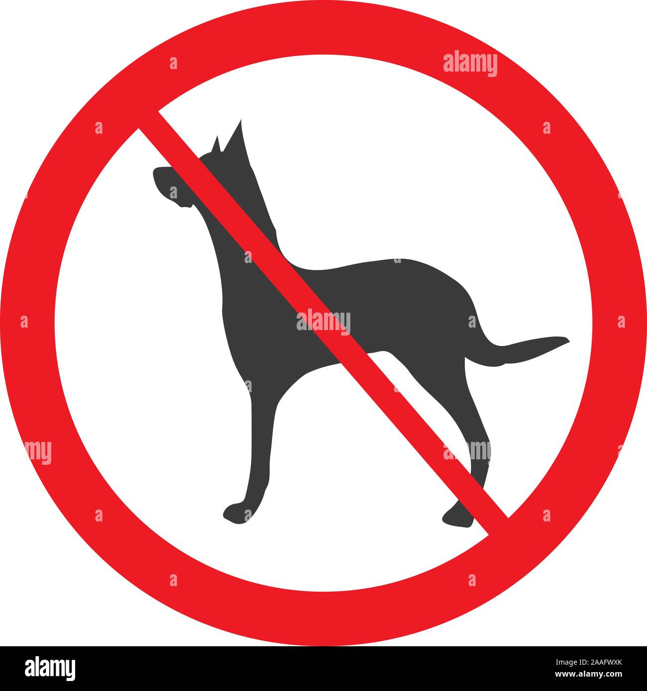 Vektor nicht erlaubte Zeichen auf weißem Hintergrund mit gelben Kreis. Abbildung: im Café, Restaurant. Stock Vektor