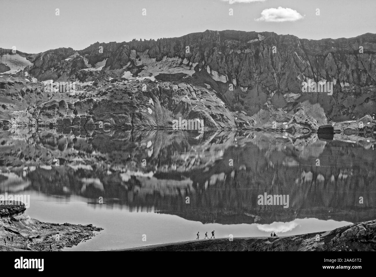 Askja und Viti das Hochland von Island Stockfoto