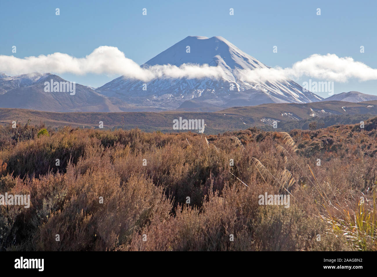 Mt Ngauruhoe Stockfoto