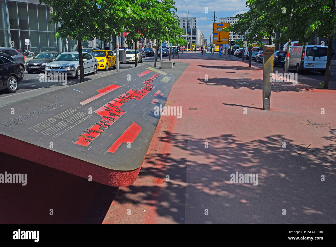 Boulevard der Stars am Potsdamer Platz, Berlin, Tiergarten, Deutschland Stockfoto