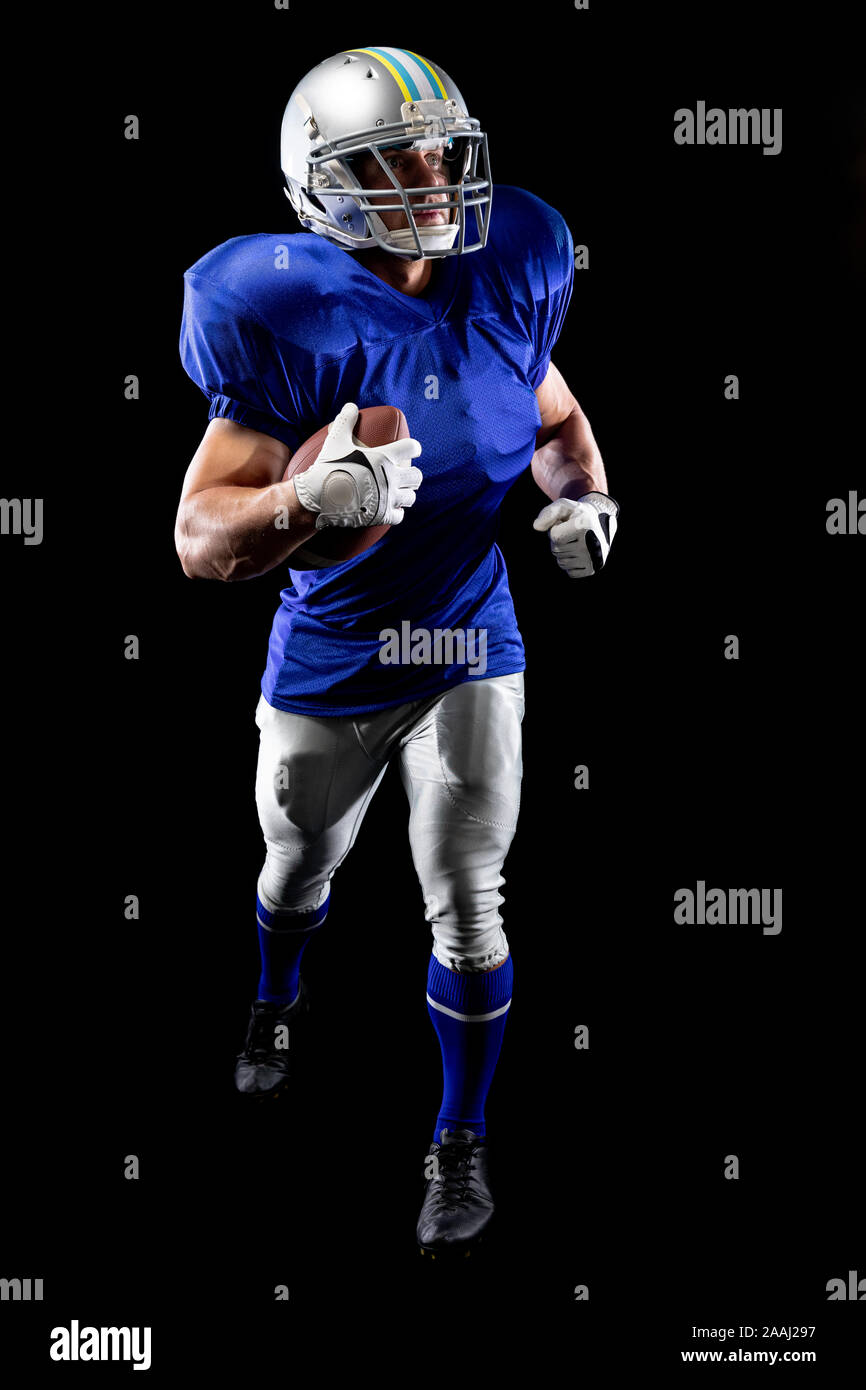 US-amerikanischer American-Football-Spieler Stockfoto