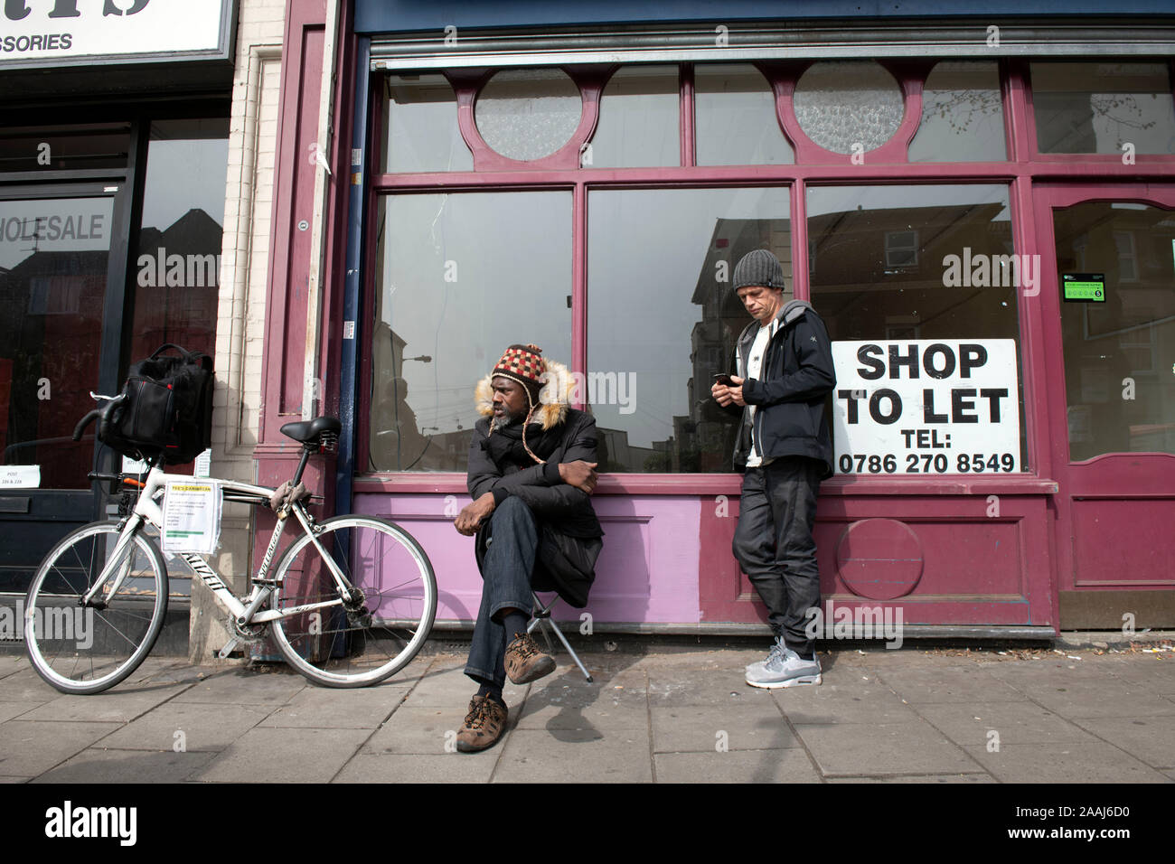 Stapleton Straße in Bristol, die einige Leute als die schlimmsten in Großbritannien einschließlich des Ministers Sajid Javid, die dort als Kind gelebt haben gekennzeichnet Stockfoto