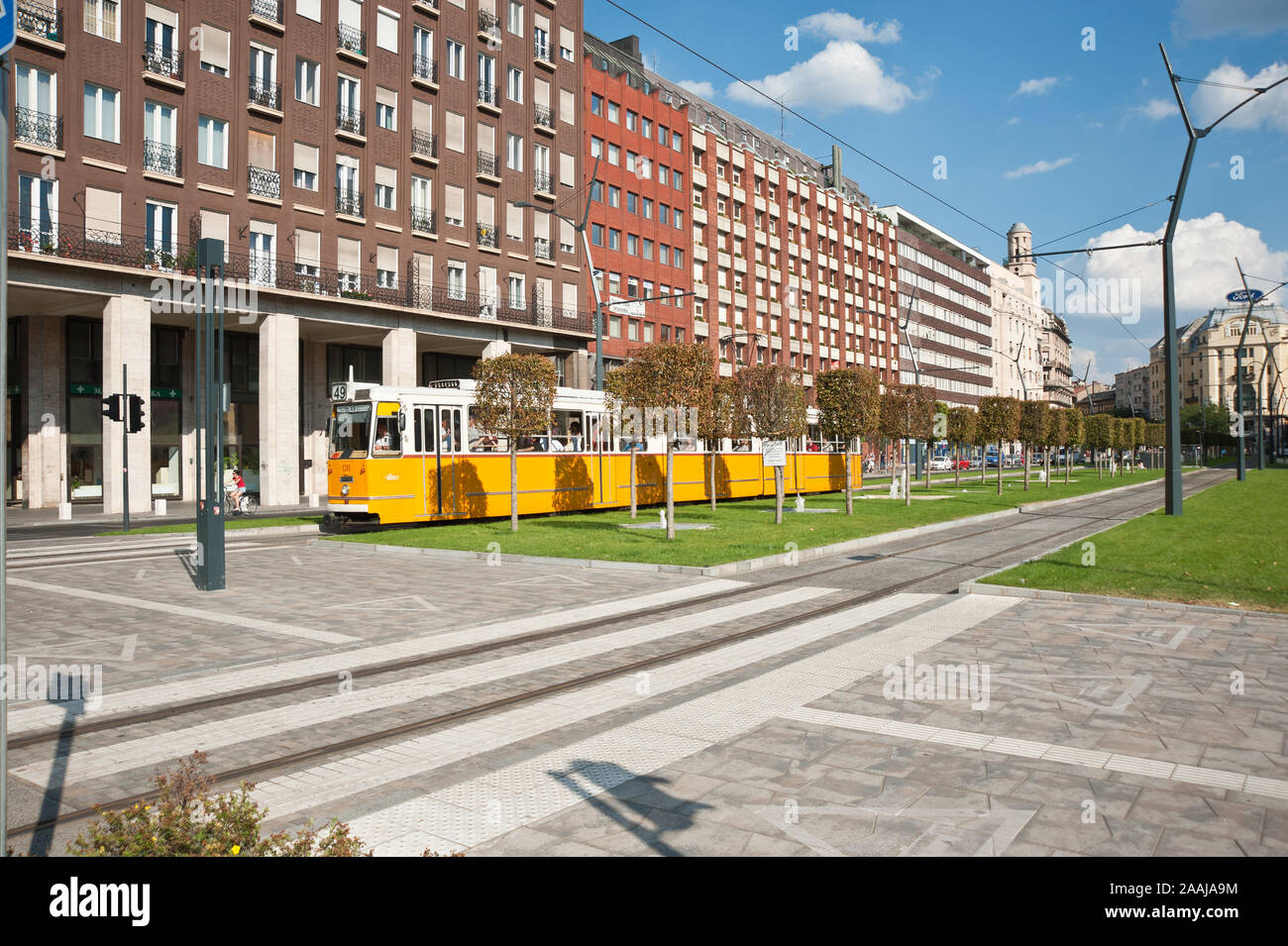 Budapest, Deák Ferenc tér, Straßenbahn Budapest, Deák Ferenc tér