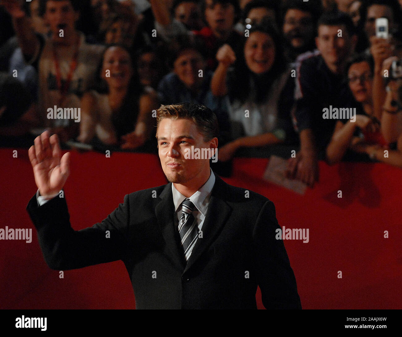 Rom, Italien: Schauspieler Leonardo di Caprio. Stockfoto