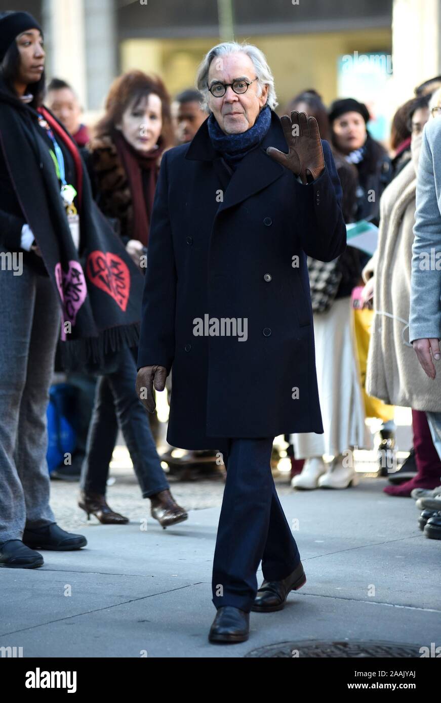 Howard Shore heraus und über für Celebrity Candids-DO,, New York, NY 21. November 2019. Foto: Kristin Callahan/Everett Collection Stockfoto