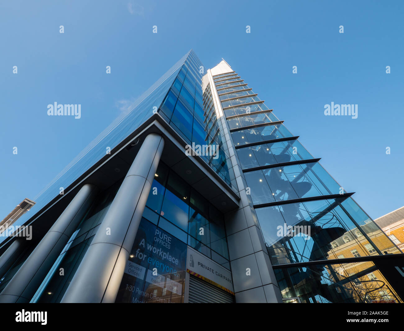 Die Klinge lesen Wolkenkratzer, Abbey Viertel, Reading, Berkshire, England, UK, GB. Stockfoto