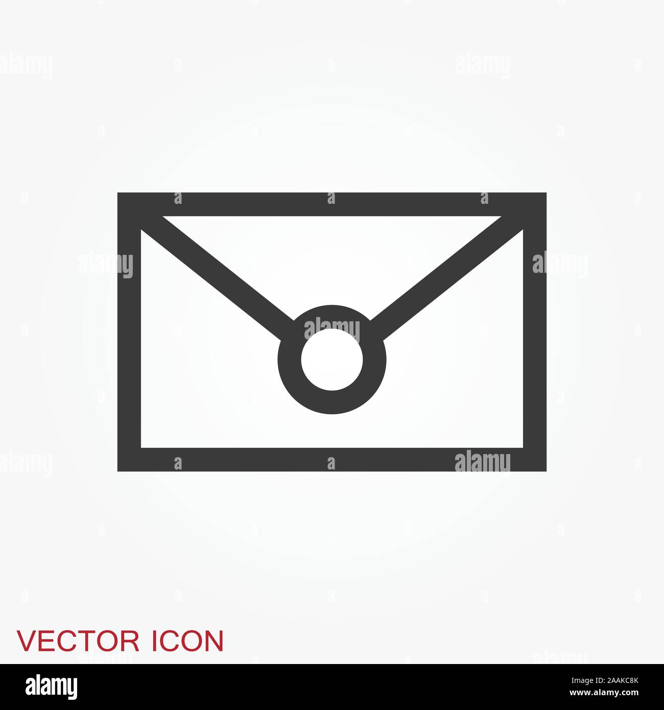 Briefumschlag, Vektor mail Umschlag und brief-symbol Stock Vektor