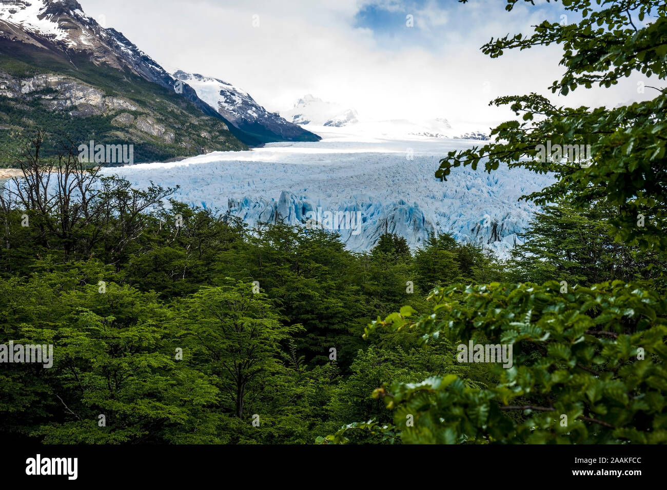 Der Gletscher Perito Moreno, Los Glacieres Nationalpark, Argentinien. Stockfoto