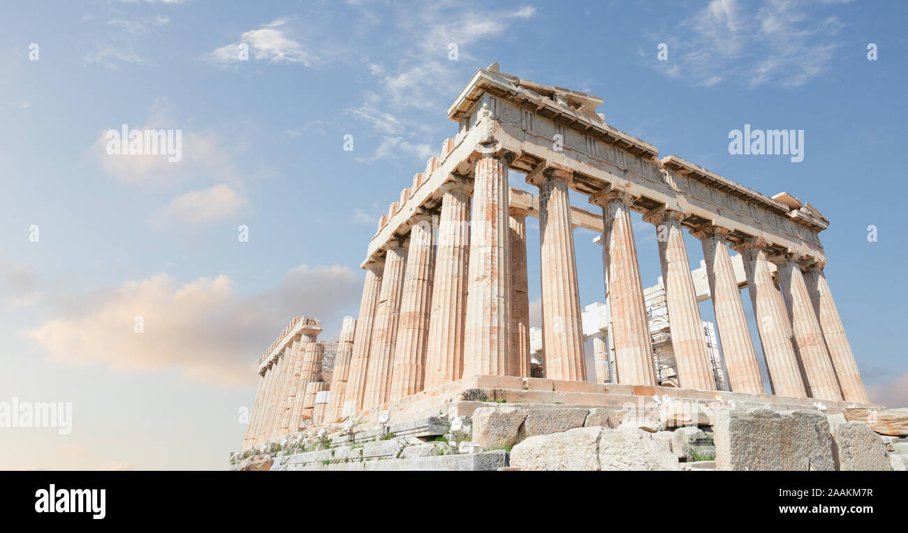 Parthenon Tempel, Athen Stockfoto